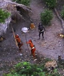 Suku dalam berhasil di potret oleh salah satu pesawat yang nyasar di amerika latin