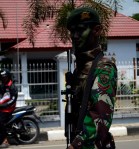 Kompi A 742 Bima_Juga hadir di HUT Kota Bima