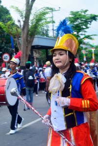 SMP 2 Kota Bima_Leader Drum Band