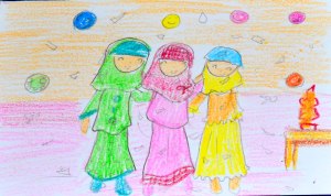 Cerita Mela_Para juri menilai hasil lomba